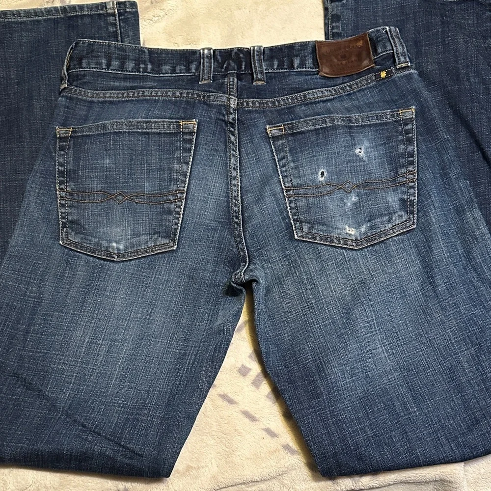 M1.   Lucky Brand Men's 361 vintage Straight Jeans - Blue 30 x 32